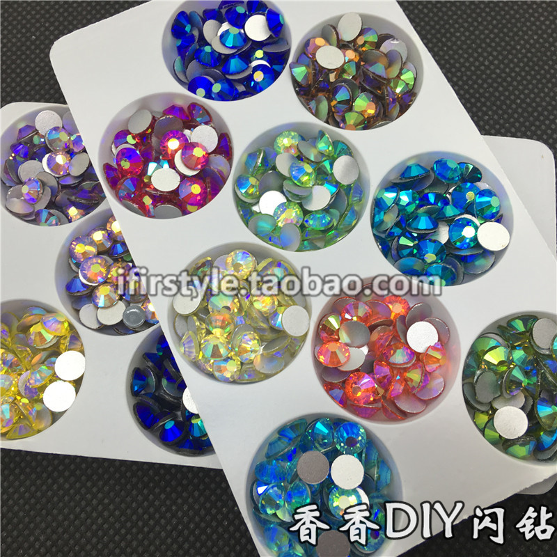 幻彩钻国贸A钻平底钻美甲钻