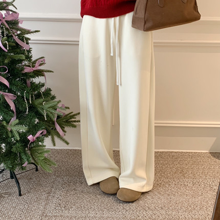 芭妮Bonnet-羊绒1.3桑蚕丝版型超好的蚕丝羊绒休闲裤N153-B88588