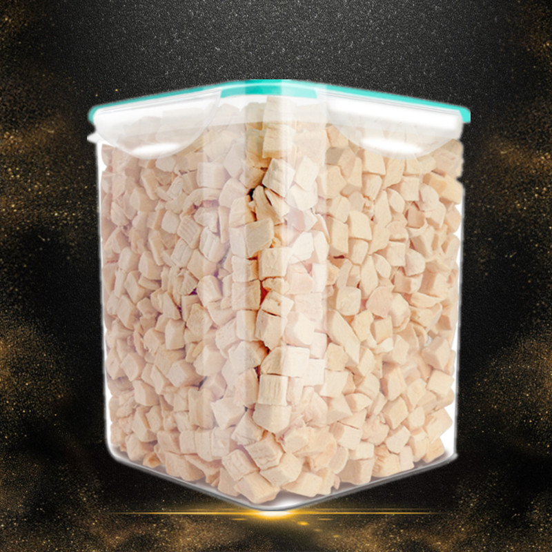 鸡肉丁冻干桶 净500g装猫咪零食肉干牛肉味新品妙鲜包猫罐头包邮