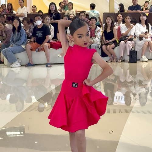 异国舞蹈无袖哑光锦纶套装