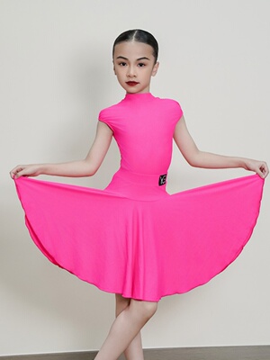 YG女童拉丁舞无骨坎肩练功服
