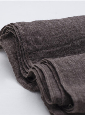 咖啡灰色经典基础款素色围巾 纯色超大柔软春秋围巾夏空调披肩