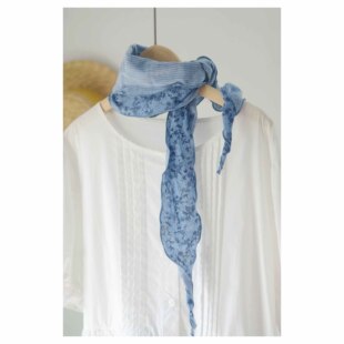 棉麻三角巾女士装饰小围巾 日系薄款百搭个性双面格纹菱形巾春夏