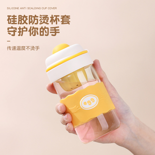 网红玻璃杯高颜值小礼品赠送早餐杯高硼硅耐热水杯男女生便携泡茶