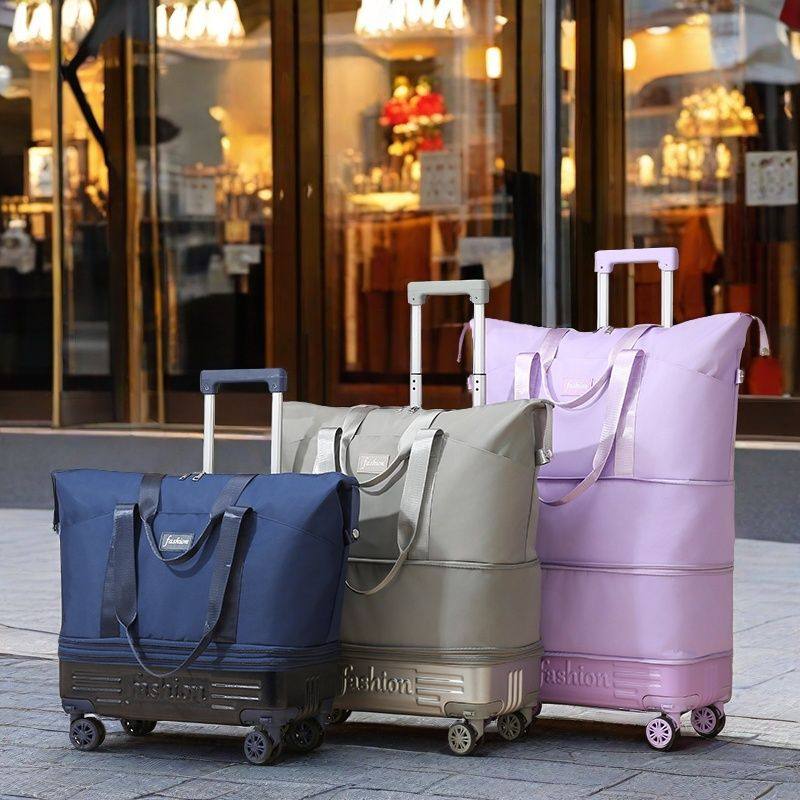 可折叠大容量拉杆旅行包扩容万向轮手提行李袋旅行袋待产出差收纳,箱包皮具/热销女包/男包,旅行袋,淘宝优惠券,粉丝福利购,淘宝优惠卷