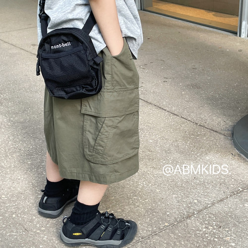 男童短裤儿童裤子夏薄款2026夏季新款男孩工装短裤外穿休闲五分裤