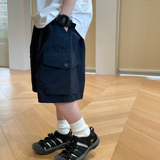 男童短裤儿童裤子夏薄款2025新款男孩工装短裤速干休闲五分裤外穿