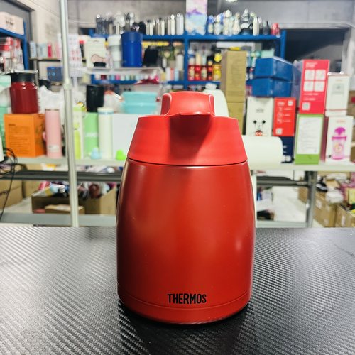 膳魔师1000ml家用保温壶办公保温壶咖啡壶高颜值红色-无盒