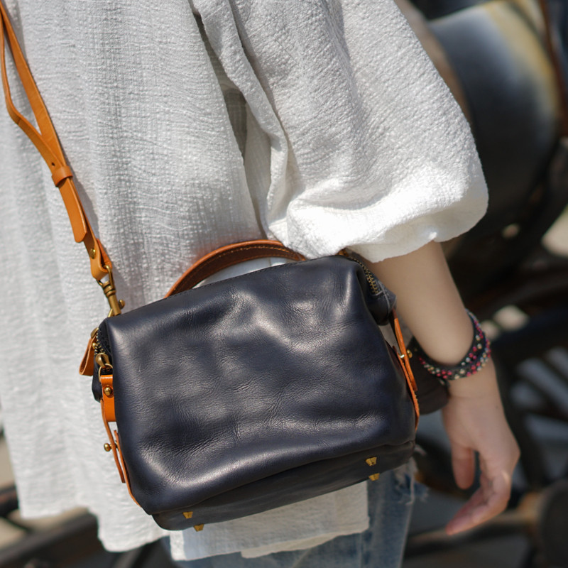 2020新款真皮文藝森系複古斜背手提單肩挎包女包牛皮單肩單反包XM在類目 箱包皮具/熱銷女包/男包, 女士包袋中 - 來自Buy2taobao.com提供專業的淘寶代購服務