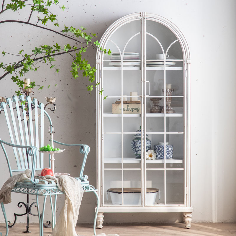 美式乡村法式展示柜立柜陈列柜