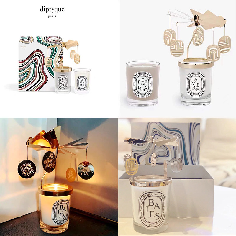 diptyque蒂普提克香薰蜡烛走马灯礼盒送情侣闺蜜生日礼物居家香氛