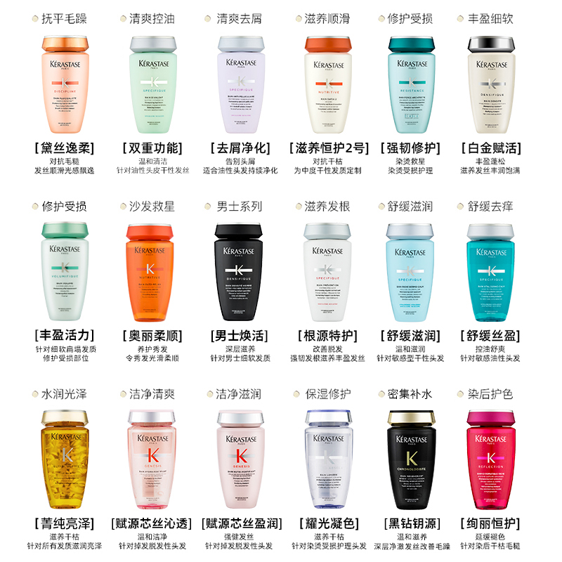 Cassie shampoo Black Diamond Platinum activating anti falling dual function 250ml oil control and dandruff root special care 500ml
