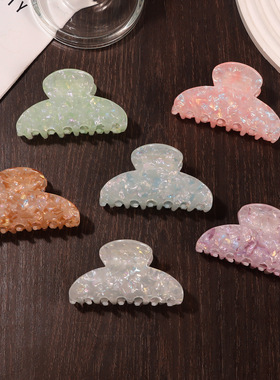 French Ombre Medium Claw Hair Clip Sweet Chic Style