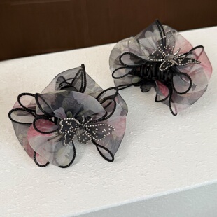 Dreamy Mesh Bow Claw Clip Sweet Fairy Hair Accessory