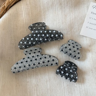 Sparkling Star Claw Clip Elegant Hair Accessory