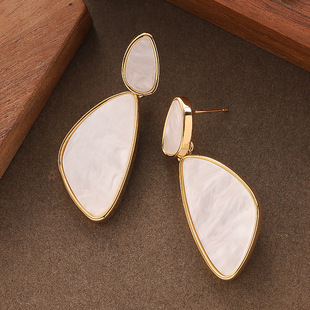 Luxury Triangle Acrylic Earrings Geometric Drop