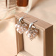 Luxury French Studs Pearl Vintage Grape Earrings