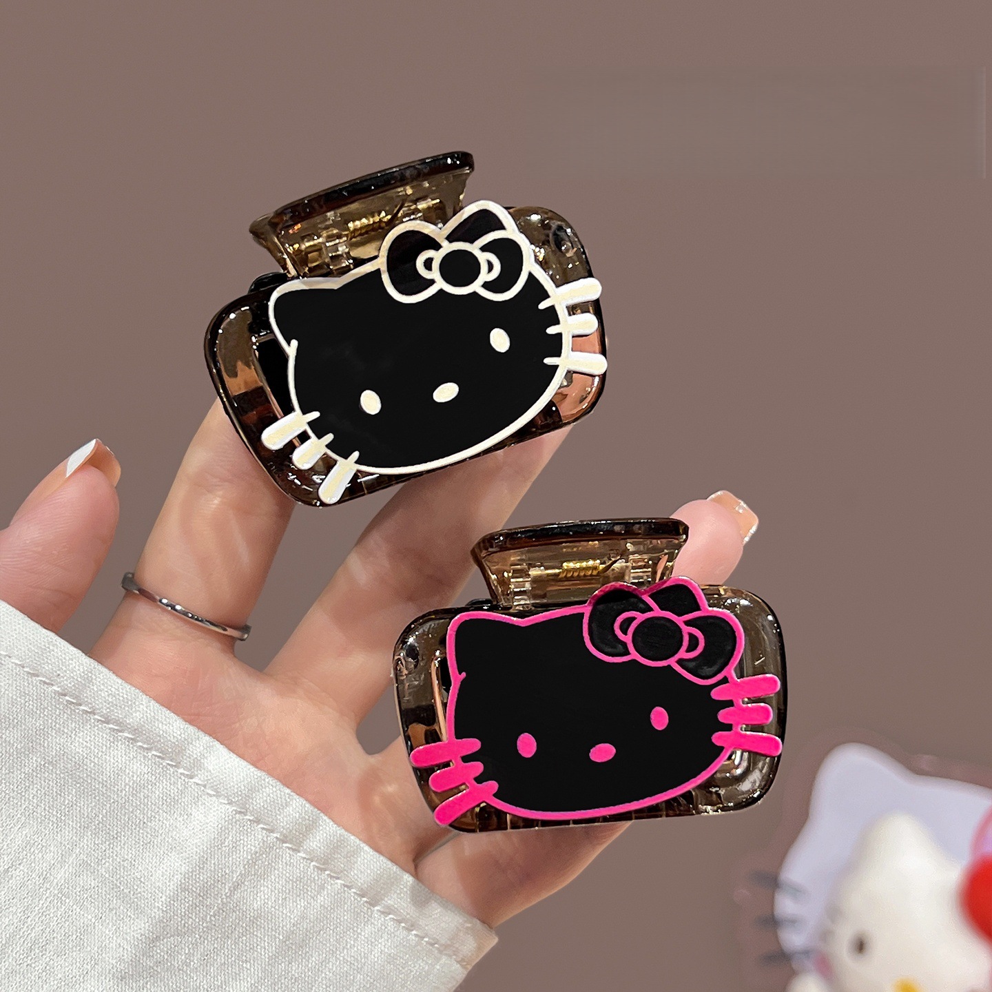 甜美可爱猫咪抓夹卡通发夹