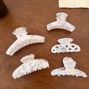 Acetate Claw Clip, Large Hollow Korean Hair Accessory