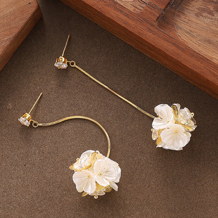 Fairy Drop Earrings Tassel Luxury Floral Korean