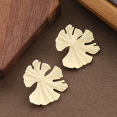 Blue Earrings Ginkgo Klein Enamel Luxury