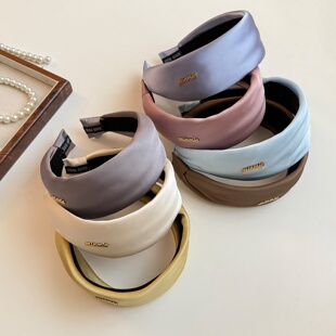 Satin Headband, Korean High Top Hair Band