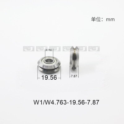 滚轮轴承导轨轴承万家W1