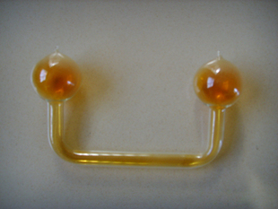 二氧化氮球 化学实验仪器NO2化学实验耗材 平衡球