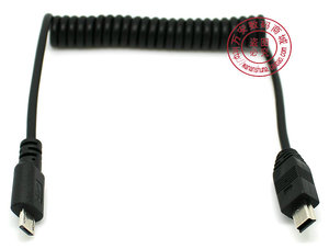 T型口转MICRO USB 伸缩 弹簧式 MIRCO USB公转mini 5pin公转接线