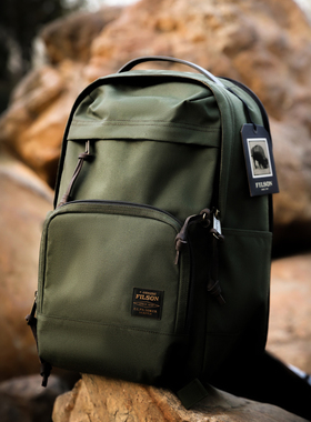 阿瞳牛社 Filson轻量1000D尼龙防泼水徒步电脑双肩包背包9oz