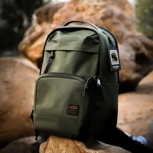 阿瞳牛社 Filson轻量1000D尼龙防泼水徒步电脑双肩包背包9oz