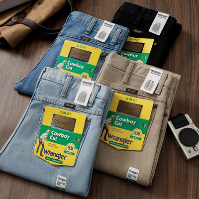 Wrangler威格936中高腰牛仔裤男