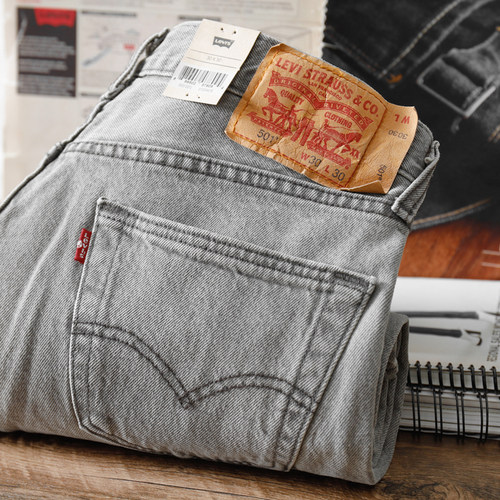 Levis李维斯501中腰直筒牛仔裤男