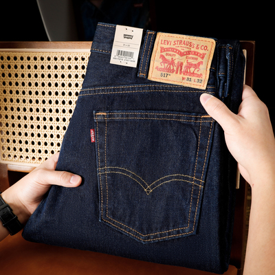Levis李维斯517男士微喇牛仔裤潮