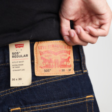 阿瞳牛社美版Levis李维斯505经典原色直筒丹宁牛仔宽松长裤14.3OZ