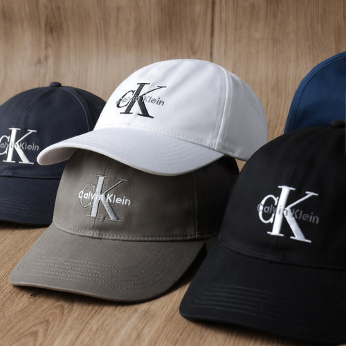 CKJeans男女情侣刺绣徽标棒球帽