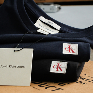 阿瞳牛社Calvin Klein Jeans男士潮牌时尚圆领休闲短袖T恤4RC272G