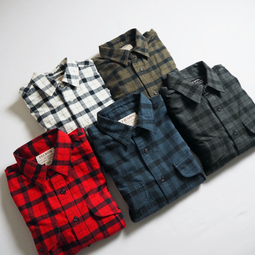 Filson阿拉斯砍指南格纹长袖衬衫