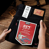 阿瞳牛社Levis李维斯男士 新品 557系列牛仔裤 低腰西部靴型微喇长裤