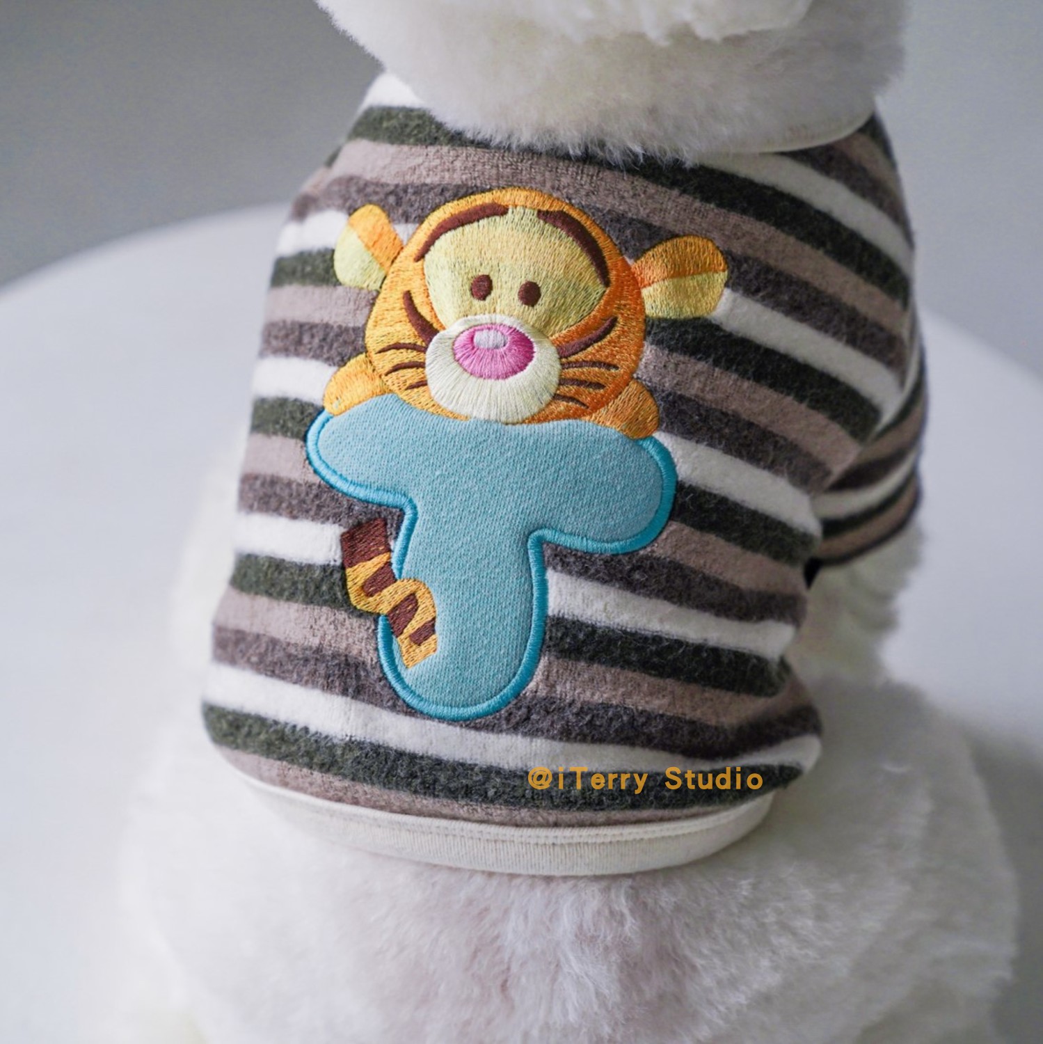 迪士尼现货韩国dan正品刺绣狗狗