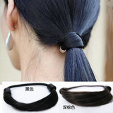 Hàn quốc headband tóc vòng tròn đầu hoa head tie tóc ban nhạc tóc dây tóc phụ kiện Nhật Bản và Hàn Quốc đơn giản ban nhạc cao su bold leather case