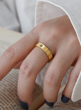 小众设计ins潮风数字高级戒指