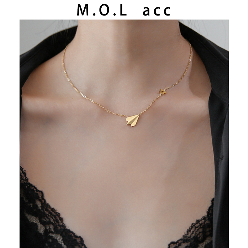 2023新款飞机项链女夏设计感