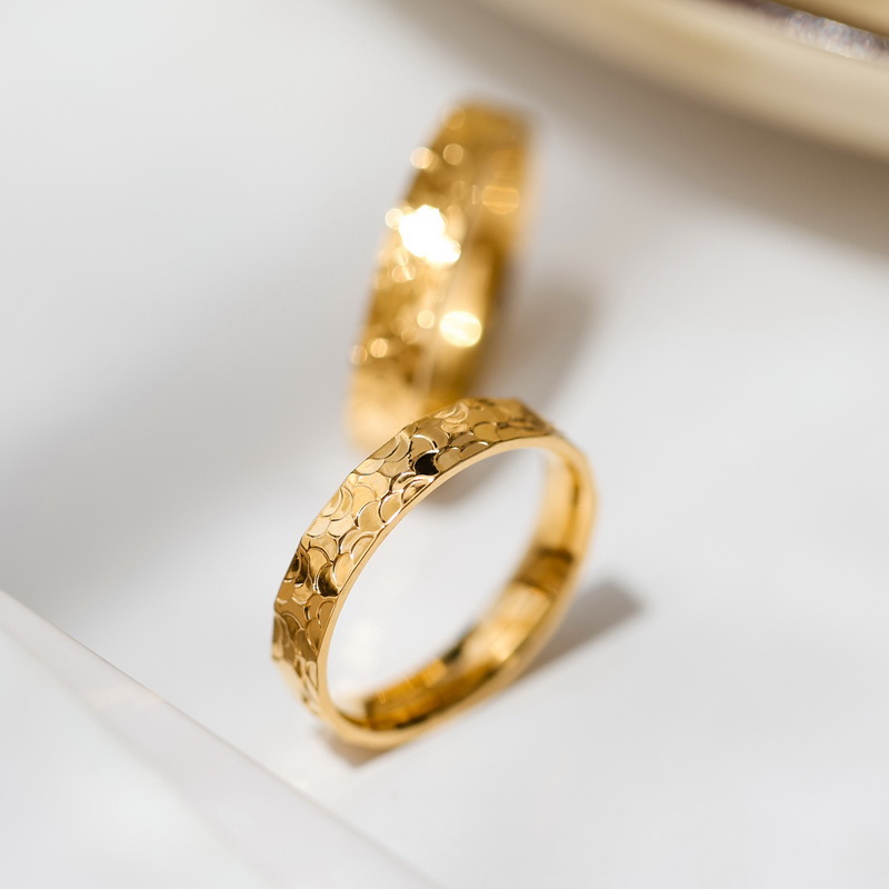 不掉色碎冰冰爆闪戒指百搭