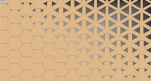 FY67 gh电池组蜂窝渐变点干扰图形grasshopper参数化设计素材