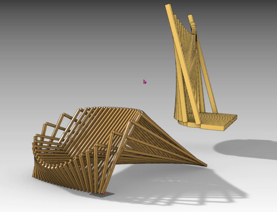 FY21gh电池组变形折叠桌椅grasshopper参数化设计素材