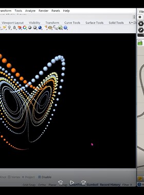 FY7  gh电池组洛伦兹曲线Lorenzcurve参数化设计素材附循环插件