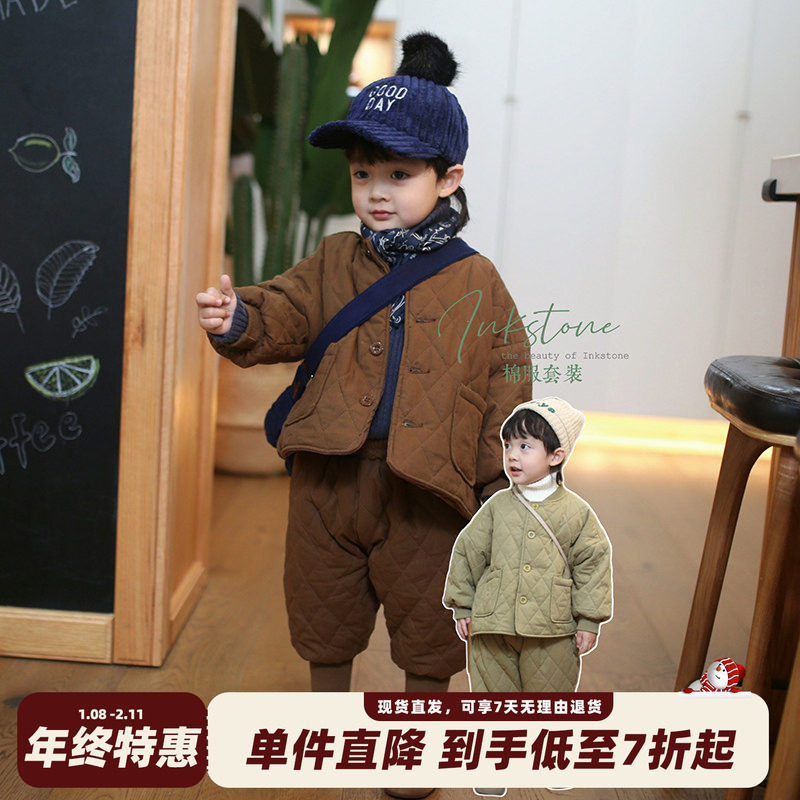 砚台家韩版棉衣男女童洋气夹棉加绒短款外套儿童棉服婴儿冬季棉袄,童装/婴儿装/亲子装,棉袄/棉服,淘宝优惠券,粉丝福利购,淘宝优惠卷