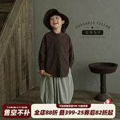 纯棉长袖 衬衫 春季 砚台家童装 新款 衣服男童竖条纹衬衣儿童上衣洋气