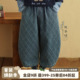 男童蓝色牛仔裤 儿童宽松阔腿裤 2026春季 宝宝长裤 子 新款 砚台家童装